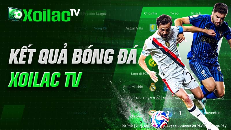 Kết quả bóng đá Xoilac TV Kết quả bóng đá Xoilac TV
